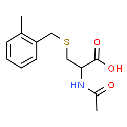 ChemSpider 2D Image | N-Acetyl-S-(2-methylbenzyl)cysteine | C13H17NO3S