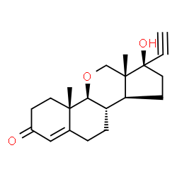ChemSpider 2D Image | 17-Ethynyl-11-oxatestosterone | C20H26O3