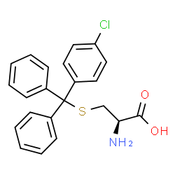 ChemSpider 2D Image | S-[(4-Chlorophenyl)(diphenyl)methyl]-L-cysteine | C22H20ClNO2S