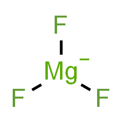 ChemSpider 2D Image | Trifluoromagnesate(1-) | F3Mg