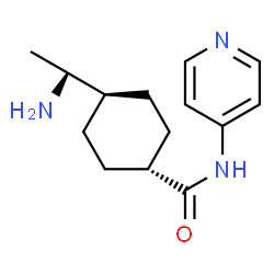 ChemSpider 2D Image | (R)-(+)-trans-4-(1-Aminoethyl)-N-(4-Pyridyl)cyclohexanecarboxamide | C14H21N3O