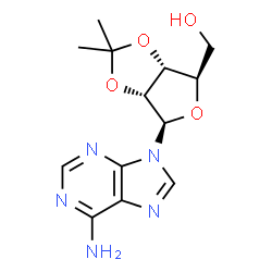 ChemSpider 2D Image | 2',3'-O-Isopropylideneadenosine | C13H17N5O4