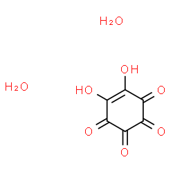 ChemSpider 2D Image | Rhodizonic acid 2-hydrate | C6H6O8