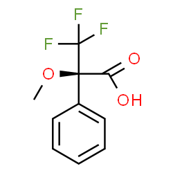 ChemSpider 2D Image | (R)-(+)-Mosher's acid | C10H9F3O3