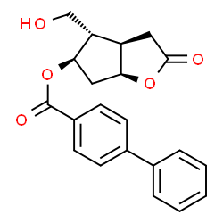 ChemSpider 2D Image | Corey lactone 4-phenylbenzoate | C21H20O5