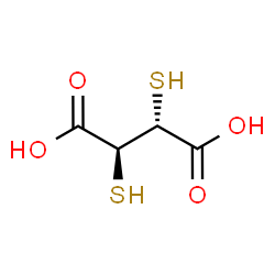 ChemSpider 2D Image | meso-Succimer | C4H6O4S2