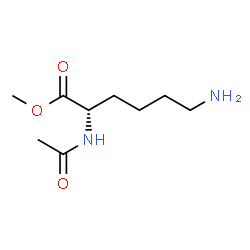 ChemSpider 2D Image | Methyl N~2~-acetyl-L-lysinate | C9H18N2O3
