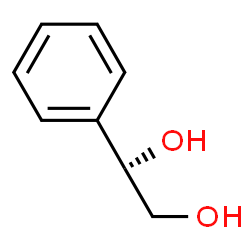 ChemSpider 2D Image | (-)-Styrene glycol | C8H10O2