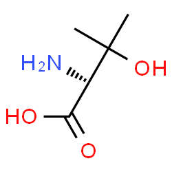 ChemSpider 2D Image | 3-Hydroxy-D-valine | C5H11NO3
