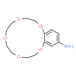 ChemSpider 2D Image | 4'-Aminobenzo-15-crown-5 | C14H21NO5