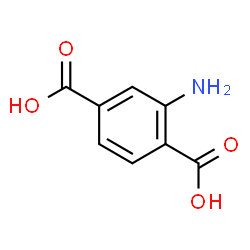 ChemSpider 2D Image | aminoterephthalic acid | C8H7NO4