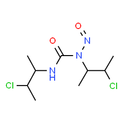 ChemSpider 2D Image | 1,3-Bis(3-chloro-2-butanyl)-1-nitrosourea | C9H17Cl2N3O2