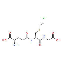 ChemSpider 2D Image | S-(2-Chloroethyl)glutathione | C12H20ClN3O6S