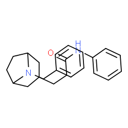 ChemSpider 2D Image | 3-(8-Benzyl-8-azabicyclo[3.2.1]oct-3-yl)-N-phenylpropanamide | C23H28N2O