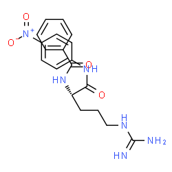 ChemSpider 2D Image | N~2~-Benzoyl-N-(4-nitrophenyl)-L-argininamide | C19H22N6O4