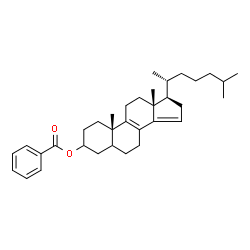 ChemSpider 2D Image | Cholesta-8,14-dien-3-yl benzoate | C34H48O2