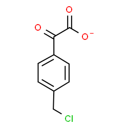 ChemSpider 2D Image | [4-(Chloromethyl)phenyl](oxo)acetate | C9H6ClO3