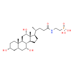 ChemSpider 2D Image | N-(2-phosphonoethyl)cholamide | C26H46NO7P