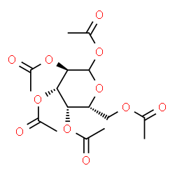 ChemSpider 2D Image | 1,2,3,4,6-penta-O-acetylgalactopyranose | C16H22O11