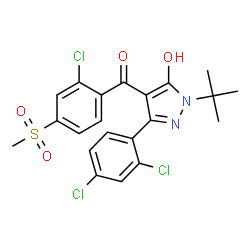 ChemSpider 2D Image | DAS645 | C21H19Cl3N2O4S