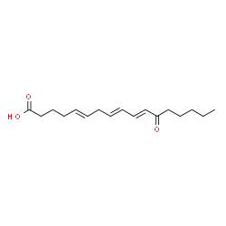 ChemSpider 2D Image | 12-keto-5,8,10-heptadecatrienoic acid | C17H26O3