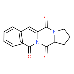 ChemSpider 2D Image | 2-Acetyl-3-benzylidene-hexahydropyrrolo[1,2-a]pyrazin-1,4-dione | C16H16N2O3