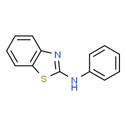 ChemSpider 2D Image | N-Phenyl-1,3-benzothiazol-2-amine | C13H10N2S
