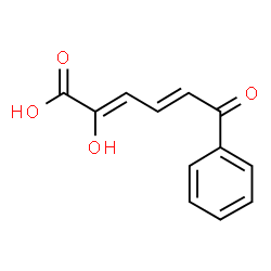 ChemSpider 2D Image | 2-hydroxy-6-oxo-6-phenyl-2,4-hexadienoic acid | C12H10O4