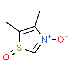 ChemSpider 2D Image | 4,5-Dimethyl-1,3-thiazole 1,3-dioxide | C5H7NO2S