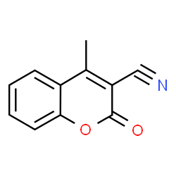ChemSpider 2D Image | 3-Cyano-4-methylcoumarin | C11H7NO2