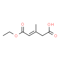 ChemSpider 2D Image | 3-methyl-2-pentenedioic acid ethyl ester | C8H12O4