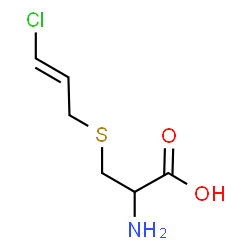 ChemSpider 2D Image | S-(3-chloro-2-propenyl)cysteine | C6H10ClNO2S