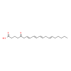 ChemSpider 2D Image | (Z,E,E,Z)-5-Oxo-7,9,11,14-eicosatetraenoic acid | C20H30O3
