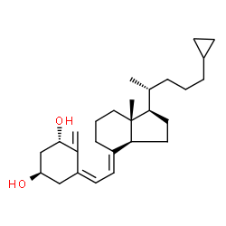 ChemSpider 2D Image | (1S,3R,5Z,7E)-26,27-Cyclo-9,10-secocholesta-5,7,10-triene-1,3-diol | C27H42O2