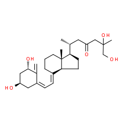 ChemSpider 2D Image | (1S,3R,5Z,7E)-1,3,25,26-Tetrahydroxy-9,10-secocholesta-5,7,10-trien-23-one | C27H42O5