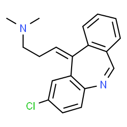 ChemSpider 2D Image | (Z)-2-chloro-11-(3-dimethylaminopropylidene)morphanthridine | C19H19ClN2