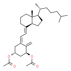 ChemSpider 2D Image | 1alpha-Hydroxyvitamin D3 diacetate | C31H48O4