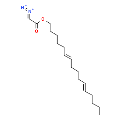 ChemSpider 2D Image | 6,11-hexadecadienyl diazoacetate | C18H30N2O2