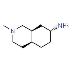 ChemSpider 2D Image | (4aS,7R,8aS)-2-Methyldecahydro-7-isoquinolinamine | C10H20N2