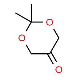 ChemSpider 2D Image | 2,2-Dimethyl-1,3-dioxan-5-one | C6H10O3