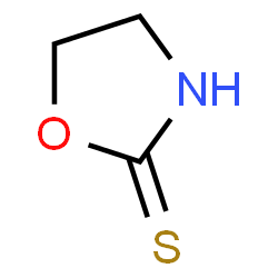 ChemSpider 2D Image | oxazolidine-2-thione | C3H5NOS