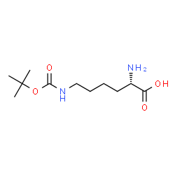 ChemSpider 2D Image | H-LYS(BOC)-OH | C11H22N2O4
