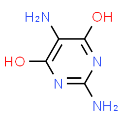 ChemSpider 2D Image | 2,5-Diaminopyrimidin-4,6-diol | C4H6N4O2