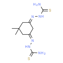 ChemSpider 2D Image | 5,5-dimethyl-1,3-cyclohexanedione bis(thiosemicarbazone) | C10H18N6S2