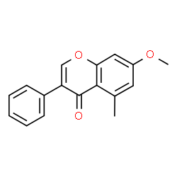 ChemSpider 2D Image | 5-Methyl-7-methoxyisoflavone | C17H14O3