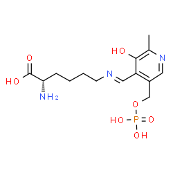 ChemSpider 2D Image | N6-(PYRIDOXAL PHOSPHATE)LYSINE | C14H22N3O7P