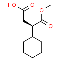 ChemSpider 2D Image | 1-Methyl (2R)-2-cyclohexylbutanedioate | C11H18O4