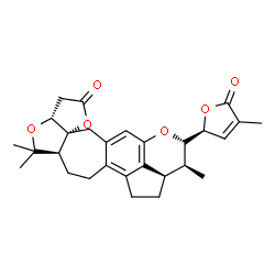 ChemSpider 2D Image | (+)-Rubriflordilactone A | C28H32O6