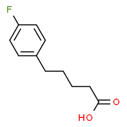 ChemSpider 2D Image | 4-Fluorobenzenepentanoic acid | C11H13FO2