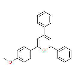 ChemSpider 2D Image | 2-(4-Methoxyphenyl)-4,6-diphenylpyrylium | C24H19O2